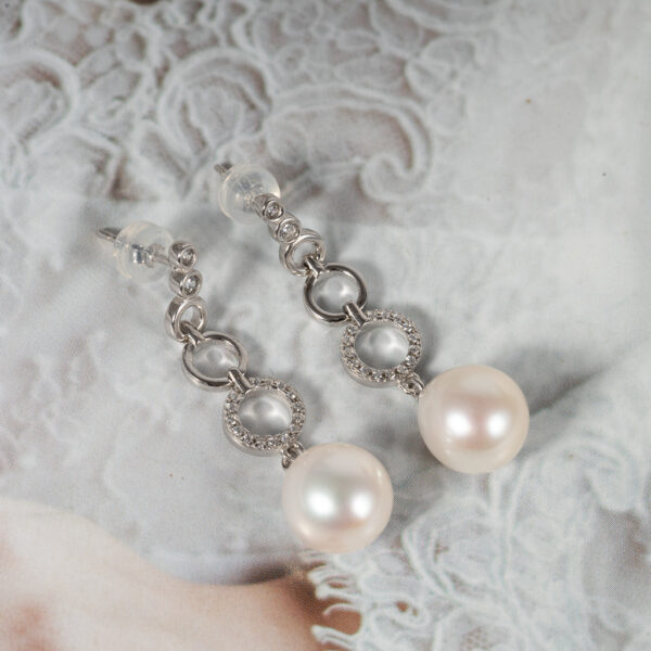 Pearl Stud Drop Earrings SE1082