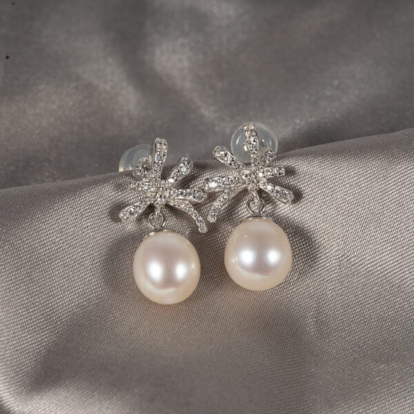 Pearl Stud Drop Earrings SE1083