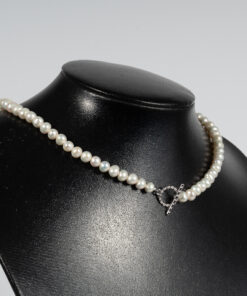 Vòng Ngọc Trai Khóa Kiểu Vintage NE1075