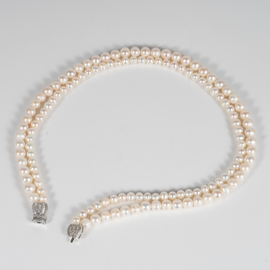 Vòng Cổ Ngọc Trai 2 Tầng NE1082 - Hình ảnh 2