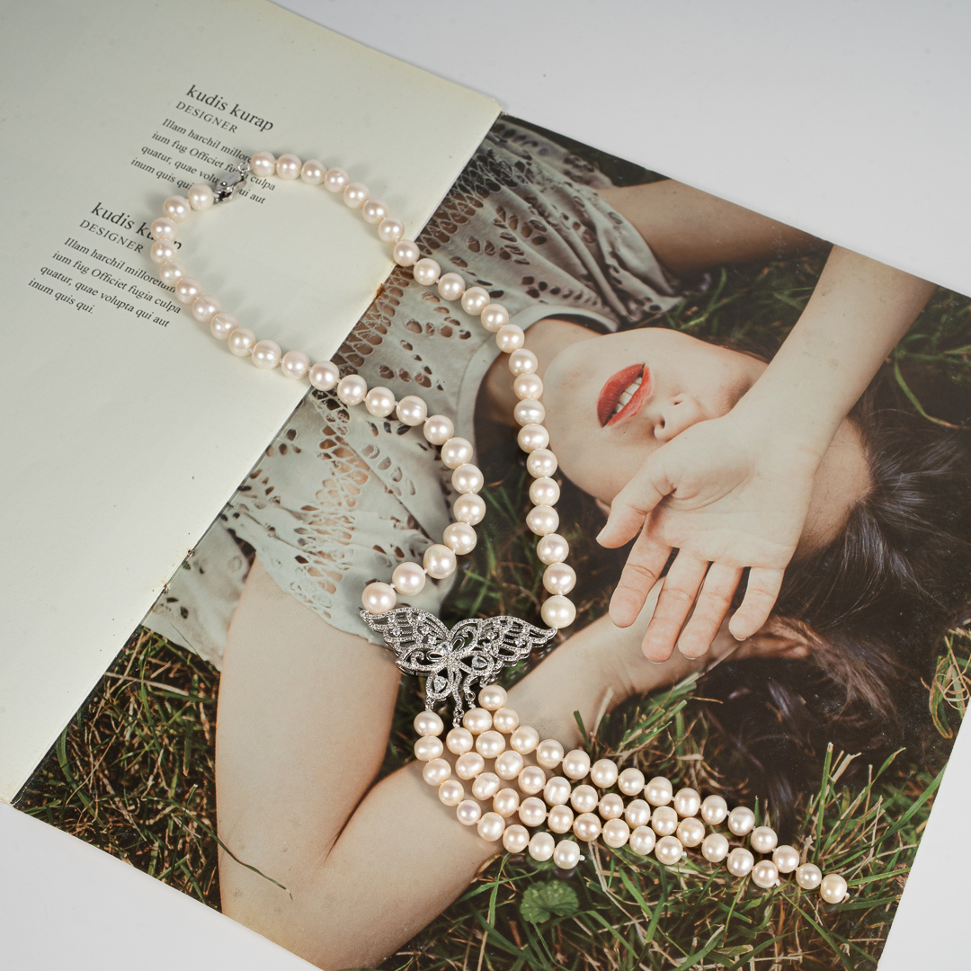 Vòng Ngọc Trai Dài Tạo Kiểu NP1075 - Hình ảnh 3