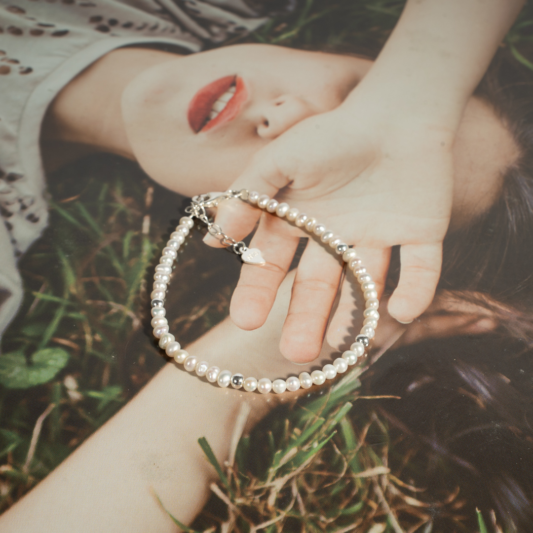 Vòng Tay Ngọc Trai Trắng BC1052 - Hình ảnh 5