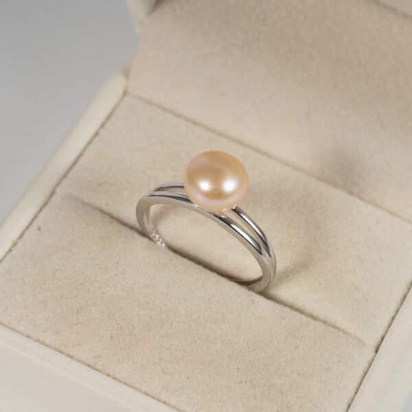 Pink Pearl Ring with S925 Sterling Silver Combination SR1044