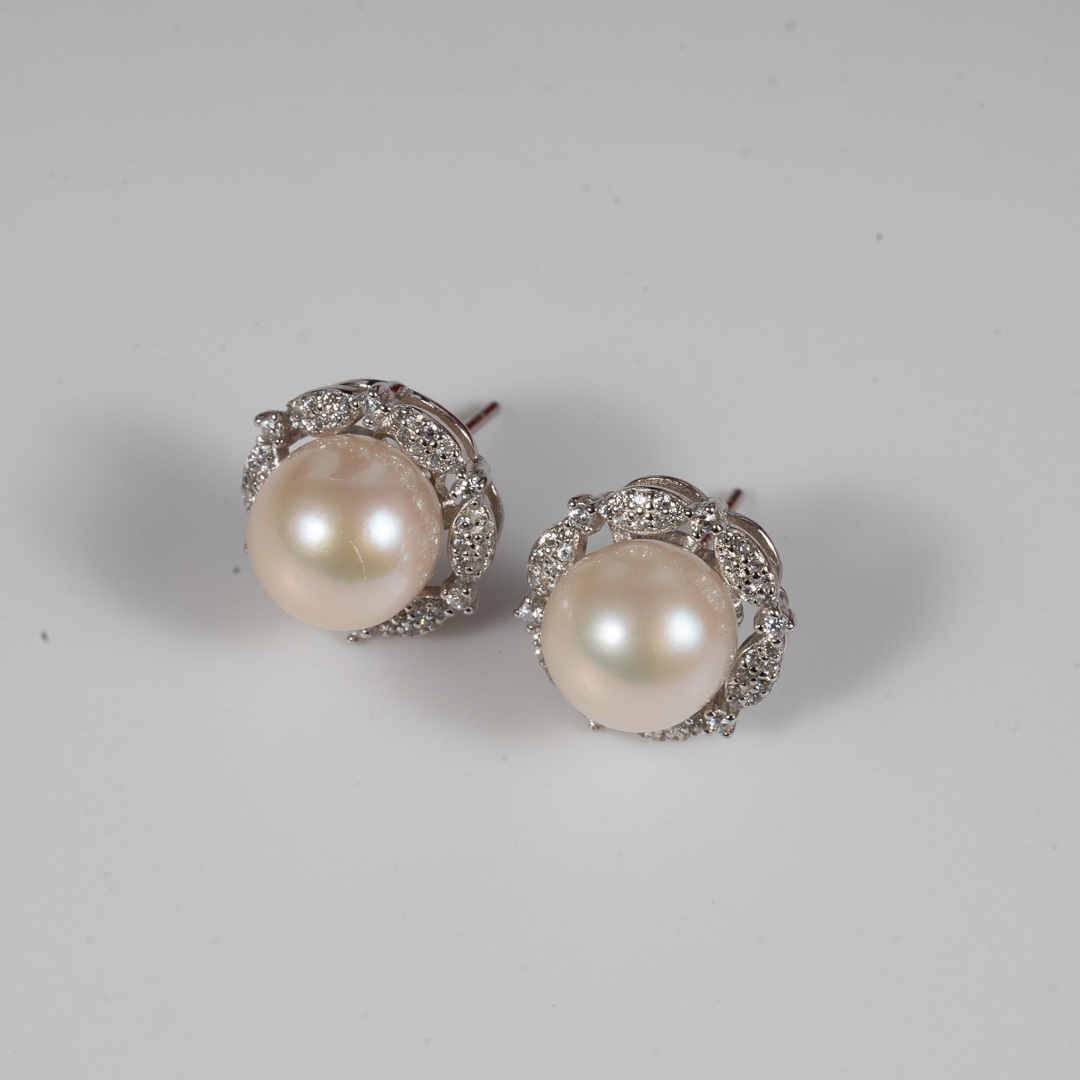 Bộ Trang Sức Ngọc Trai Vòng Cổ Có Mặt Và Bông Tai SET1011 - Hình ảnh 7