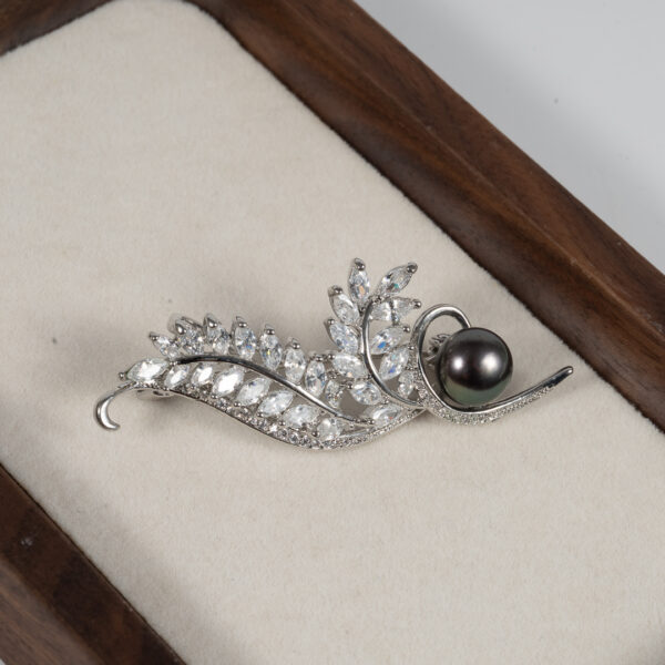 Cài Áo Ngọc Trai Hoa Lúa BR0123