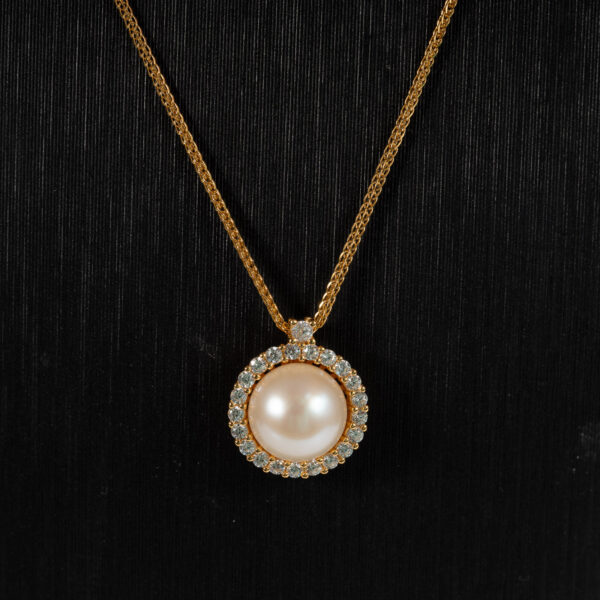 Dây Chuyền Ngọc Trai Hồng SP1052