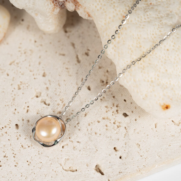 Dây Chuyền Ngọc Trai Hồng SP1055