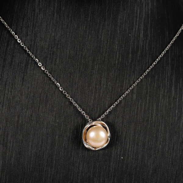 Dây Chuyền Ngọc Trai Hồng SP1055