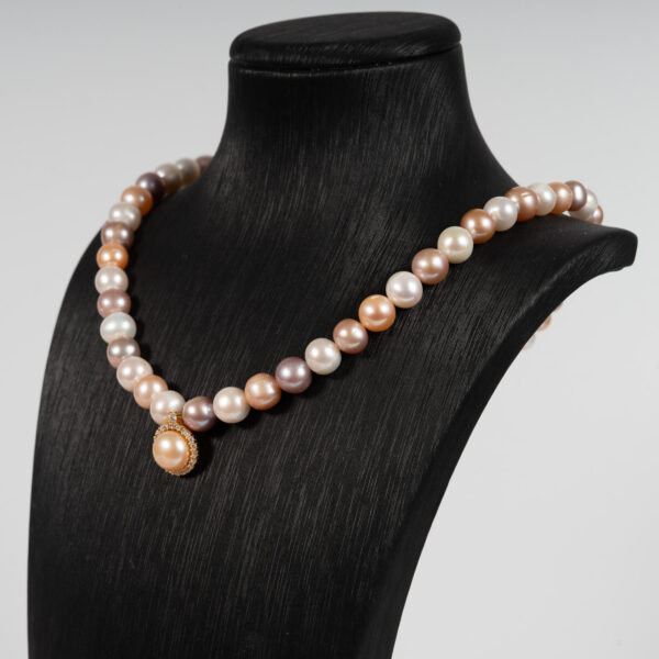 Vòng Ngọc Trai Kết Hợp Mặt Bạc NP1083