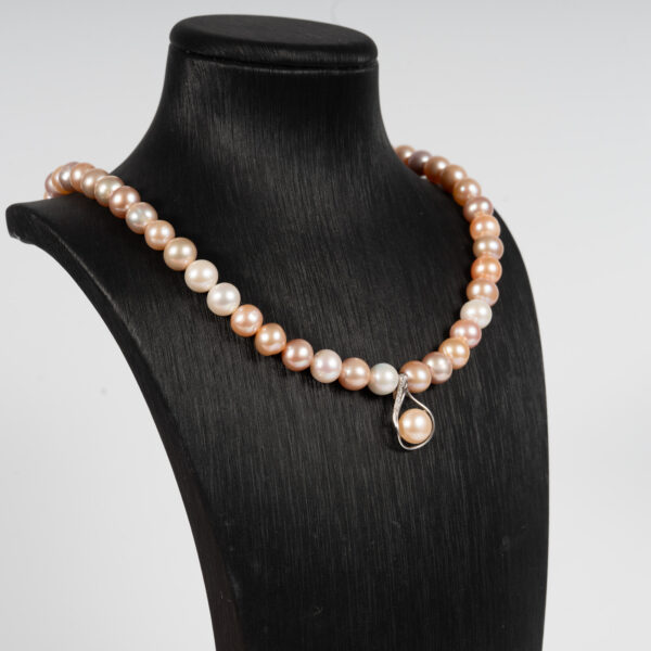 Vòng Ngọc Trai Tứ Quý Kết Hợp Mặt Bạc NP1078