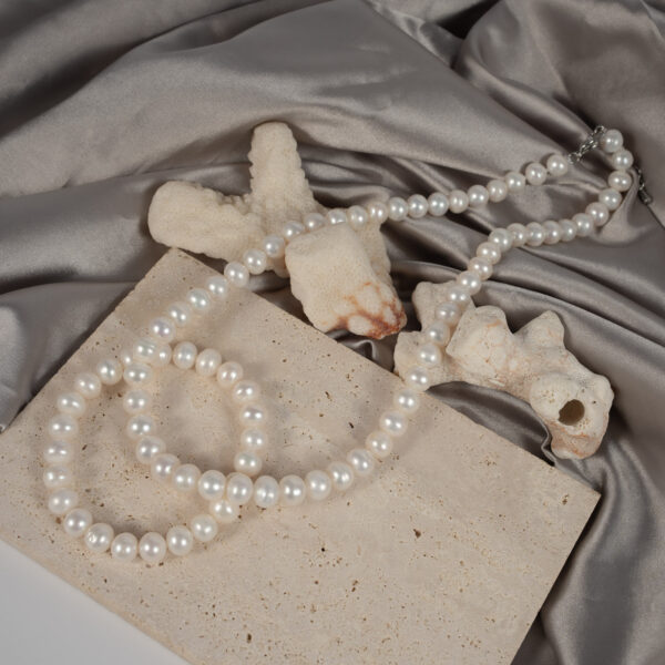 Bộ Trang Sức Ngọc Trai Vòng Cổ Và Vòng Tay SET1020