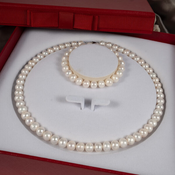 Bộ Trang Sức Ngọc Trai Vòng Cổ Và Vòng Tay SET1020