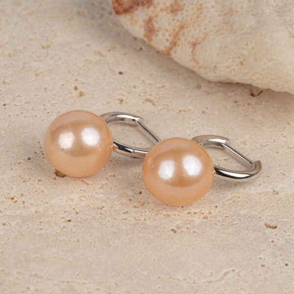 Bông Tai Ngọc Trai Ánh Hồng Thanh Lịch DE1047