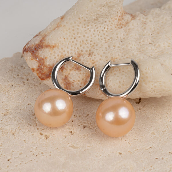 Bông Tai Ngọc Trai Ánh Hồng Thanh Lịch DE1047