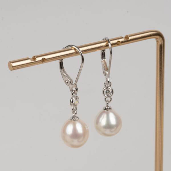 Bông Tai Ngọc Trai Dáng Treo DE1052