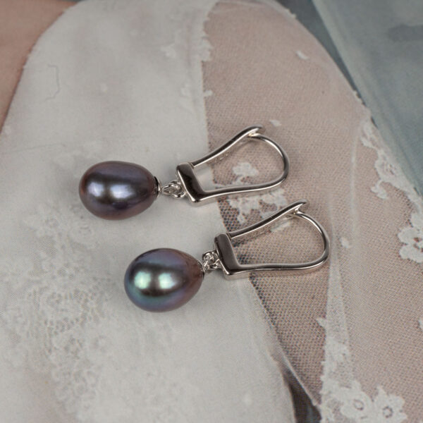 Bông Tai Ngọc Trai Giọt Lệ DE1049