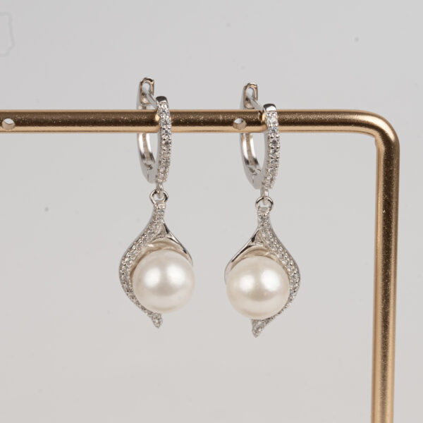 Bông Tai Ngọc Trai Giọt Sương DE1045