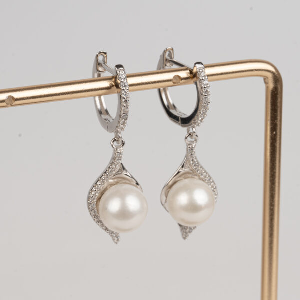 Bông Tai Ngọc Trai Giọt Sương DE1045