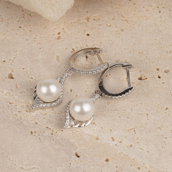 Bông Tai Ngọc Trai Giọt Sương DE1045