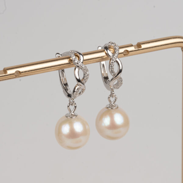 Bông Tai Ngọc Trai Vô Cực DE1048