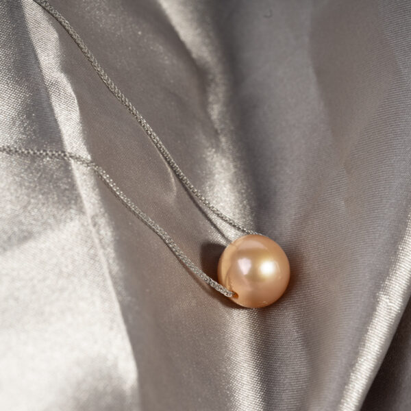 Dây Chuyền Ngọc Trai Xuyên Hạt Hồng SP1060