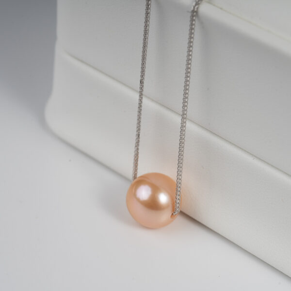 Dây Chuyền Ngọc Trai Xuyên Hạt Hồng SP1060