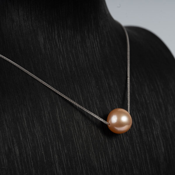 Dây Chuyền Ngọc Trai Xuyên Hạt Hồng SP1060