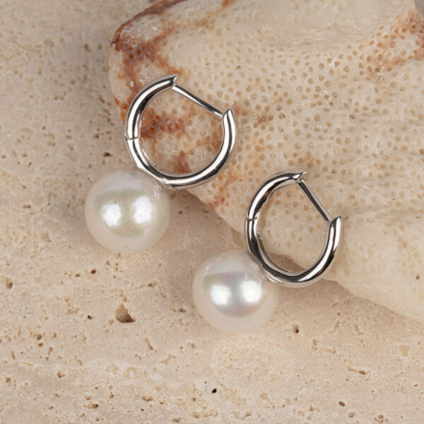 Khuyên Ngọc Trai Tròn Thanh Lịch DE1046