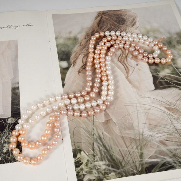 Vòng Ngọc Trai Dài Pha Mầu NE1096