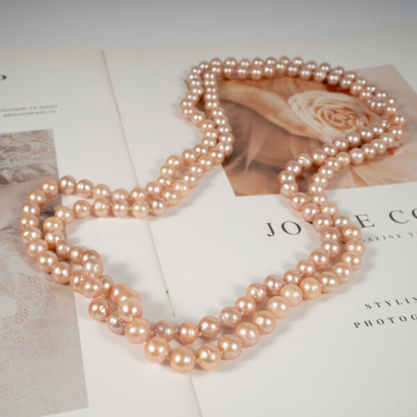 Vòng Ngọc Trai Dài Tím NE1097