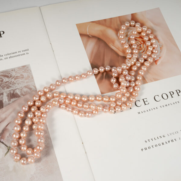 Vòng Ngọc Trai Dài Tím NE1097