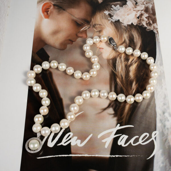 Vòng Ngọc Trai Kết Hợp Mặt Bạc NP1087