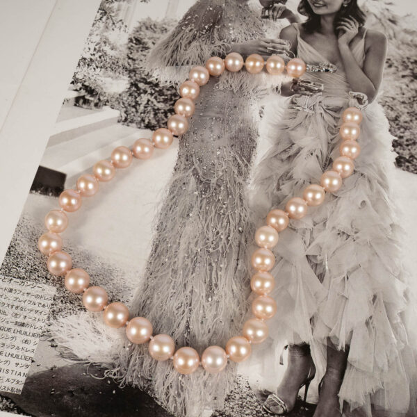 Vòng Ngọc Trai Tím Tròn Đẹp Đeo Sát Cổ NE1098