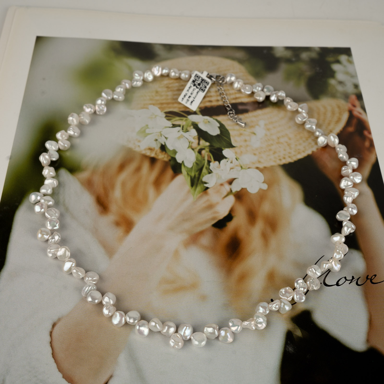 Baroque Pearl Necklace NE1161 - Image 3