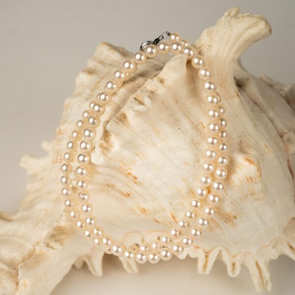Akoya Pearl Necklace, Petite 4.5–5mm – NE1166 - Image 5
