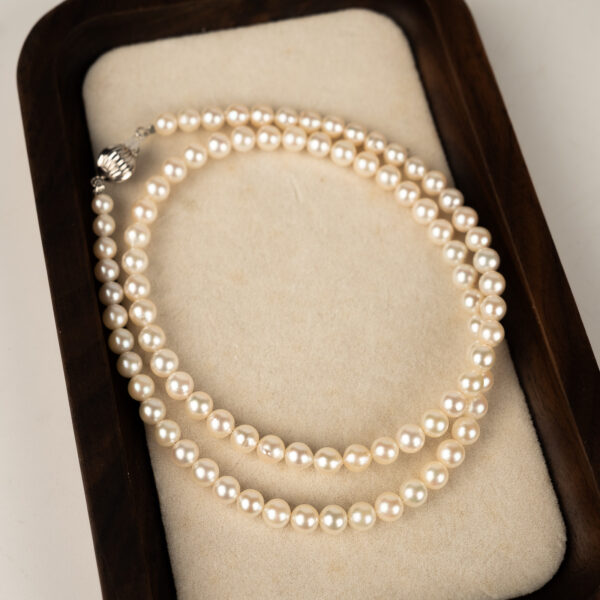 Akoya Pearl Necklace, Petite 4.5–5mm – NE1166 - Image 6